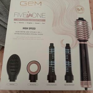 GEM Five-in-One Air Flow Blow Out Kit - Rose Gold and Black